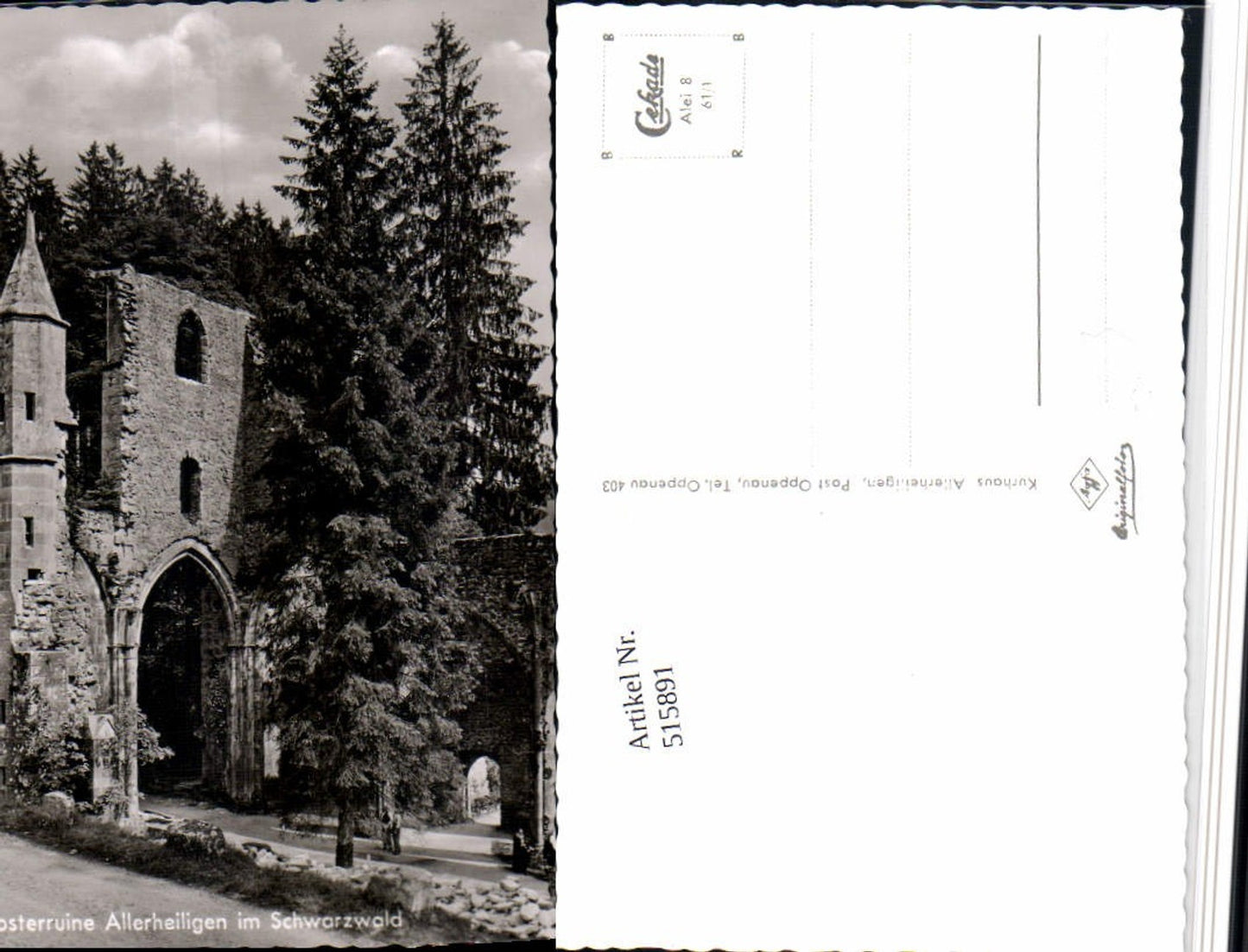 515891, Allerheiligen Monastery Ruins near Oppenau in the Black Forest