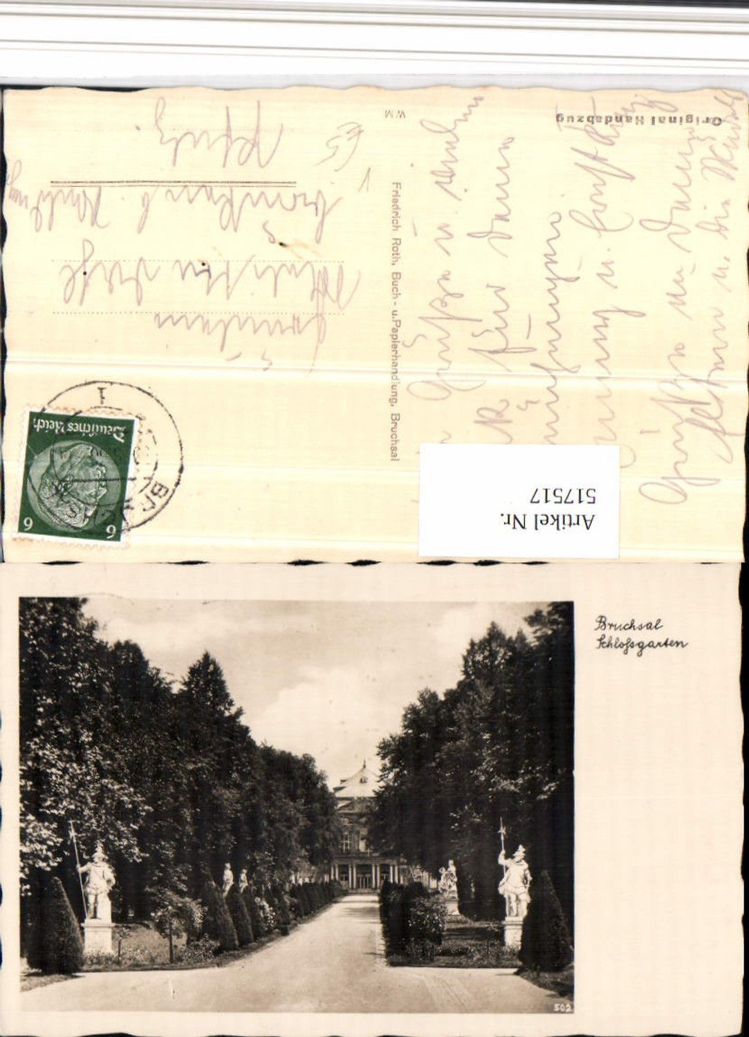 517517, Bruchsal Schlossgarten pub Friedrich Roth