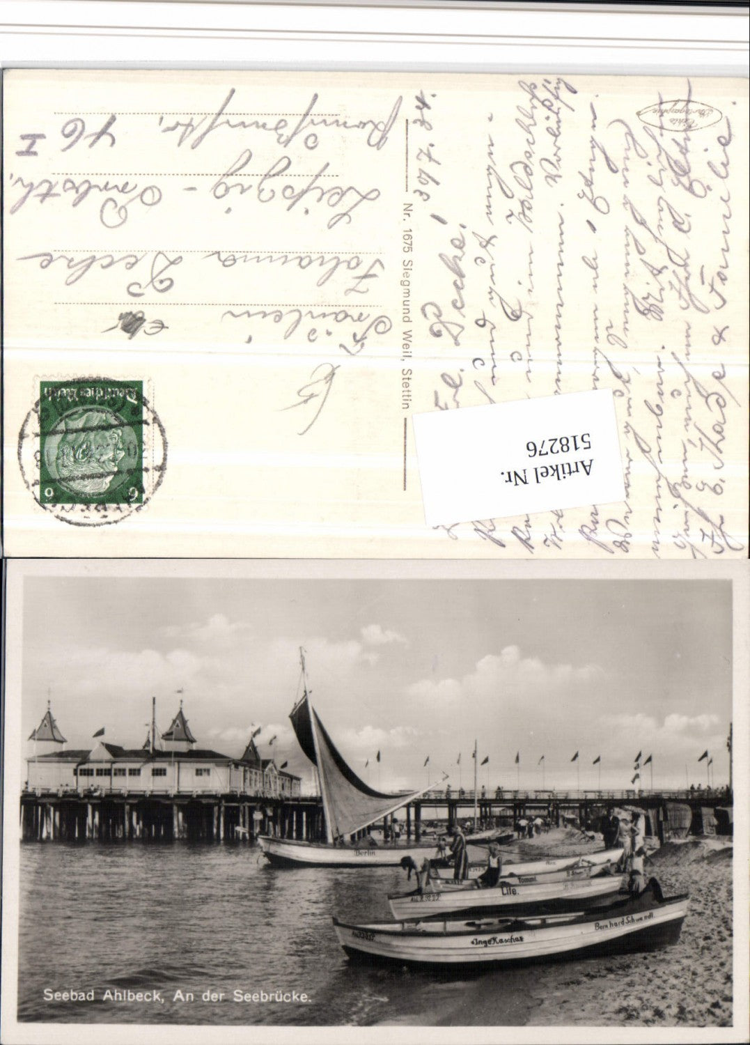 518276, Ahlbeck seaside resort, pier, beach, boats, sailboat 