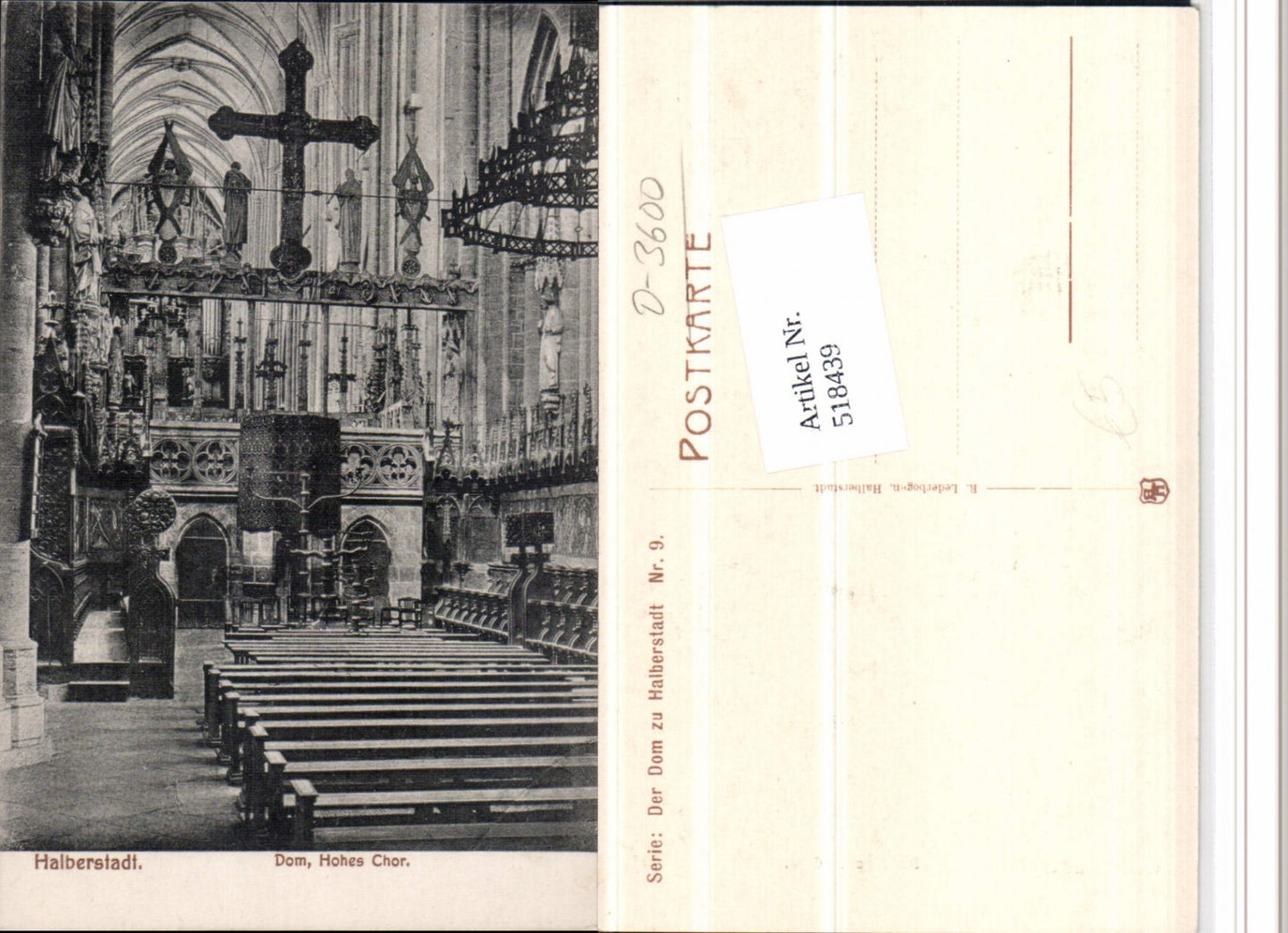 518439, Halberstadt Cathedral Church Interior view Choir