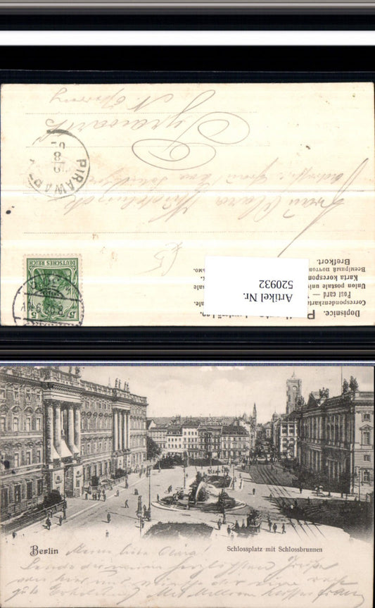 520932,Berlin Mitte Schlossplatz Schlossbrunnen Partie