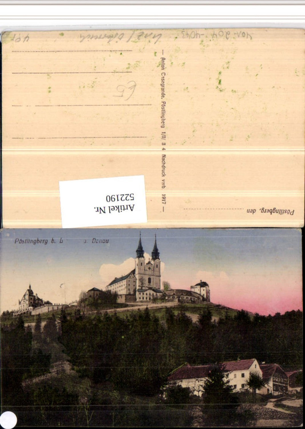 522190, Linz on the Danube Pöstlingberg Church