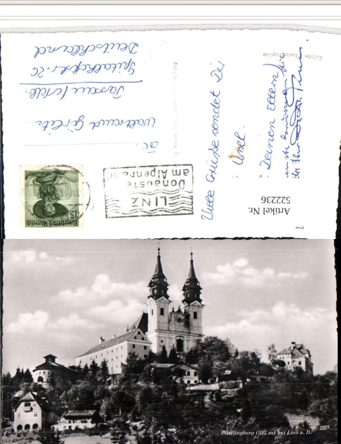 522236, Linz on the Danube Pöstlingberg Church