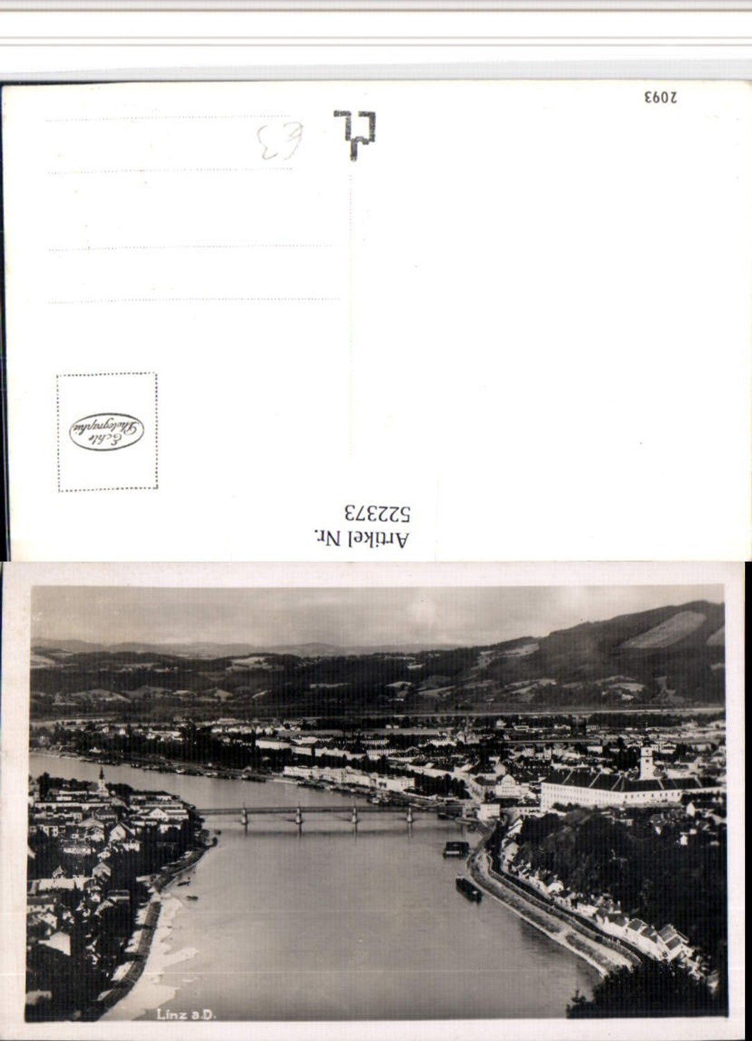 522373, Linz on the Danube Total river bridge