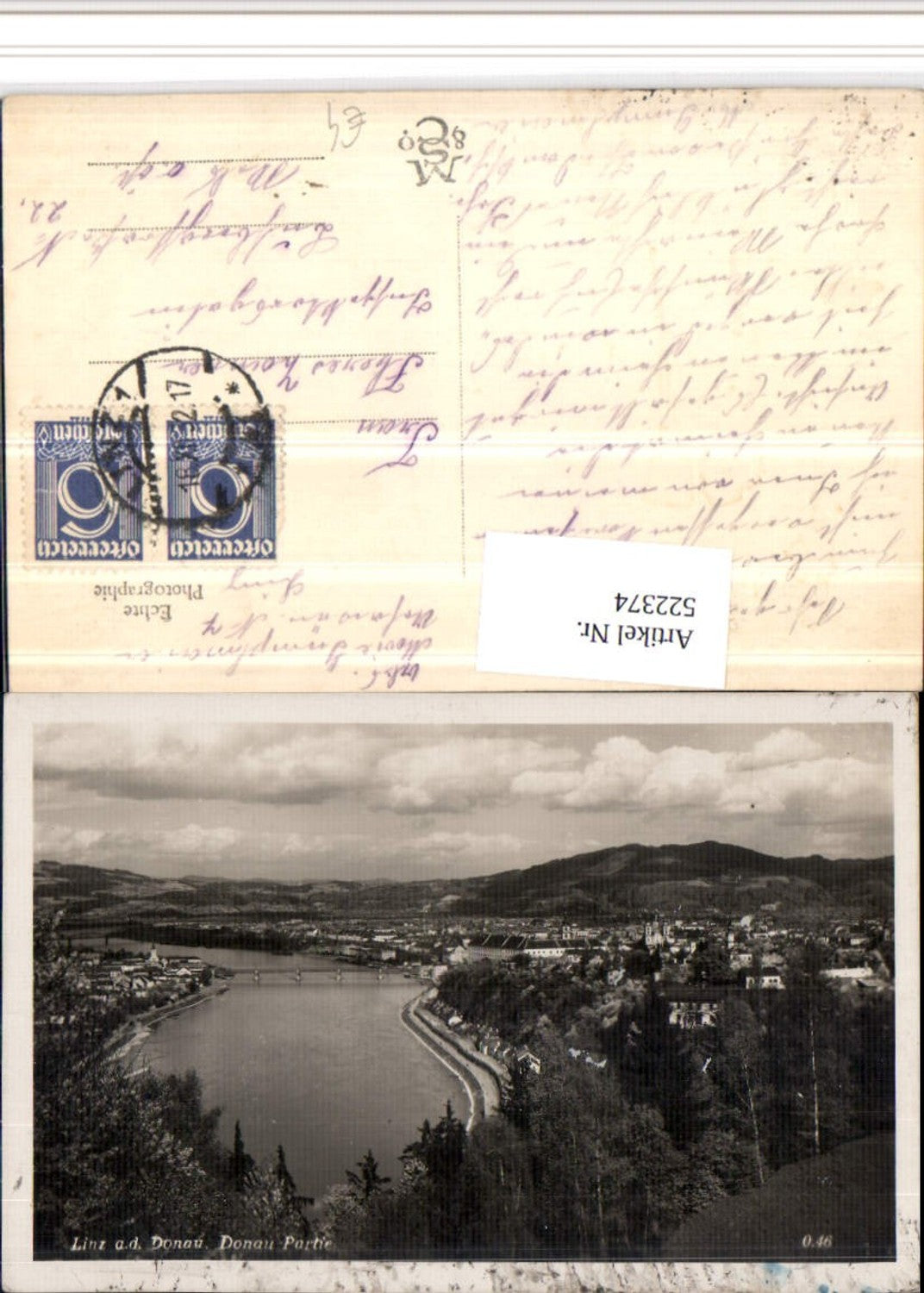 522374, Linz an d. Danube long shot river section