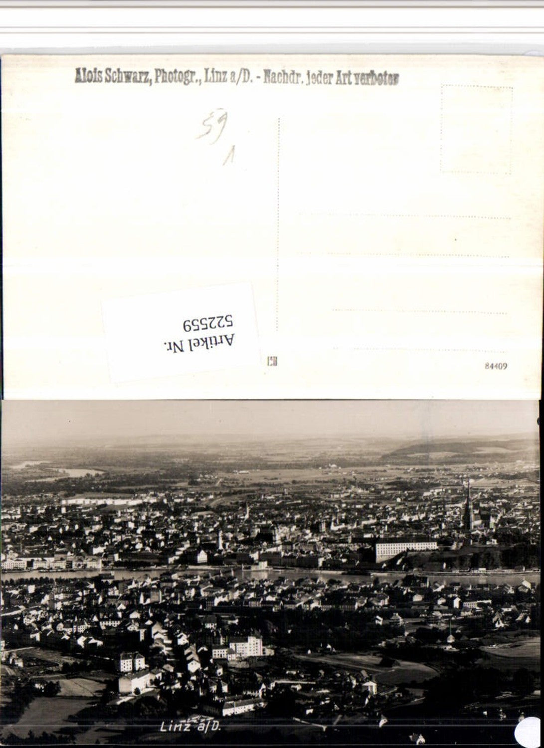 522559, Linz an d. Donau Totale pub Alois Schwarz