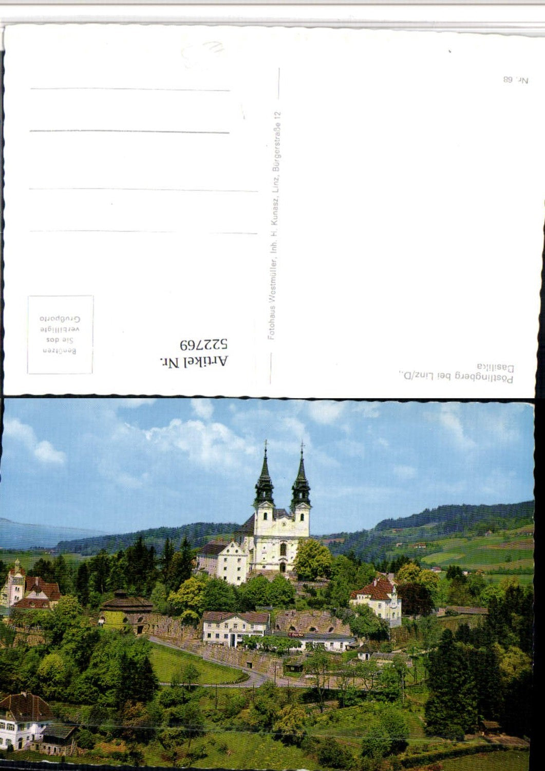 522769, Linz on the Danube Pöstlingberg Basilica Church