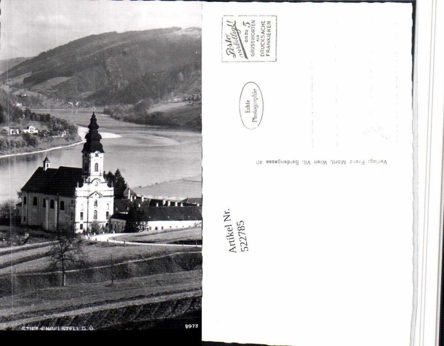 522785, Engelszell Abbey near Engelhartszell Church River