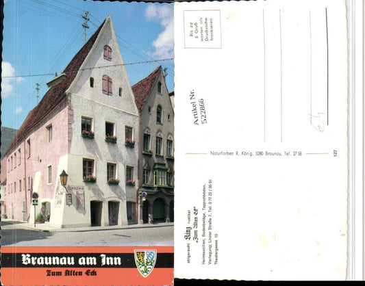522866,Braunau am Inn Zum Alten Eck Haus
