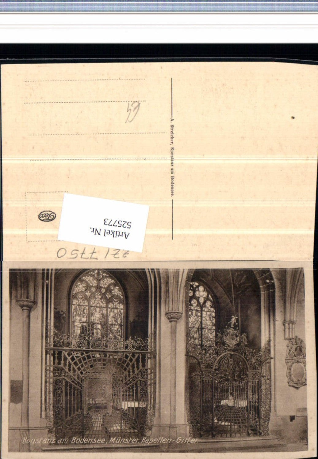 525773, Konstanz on Lake Constance, Münster Chapels, Gitter