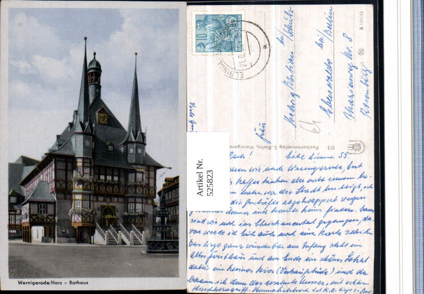 525823, Wernigerode am Harz Town Hall