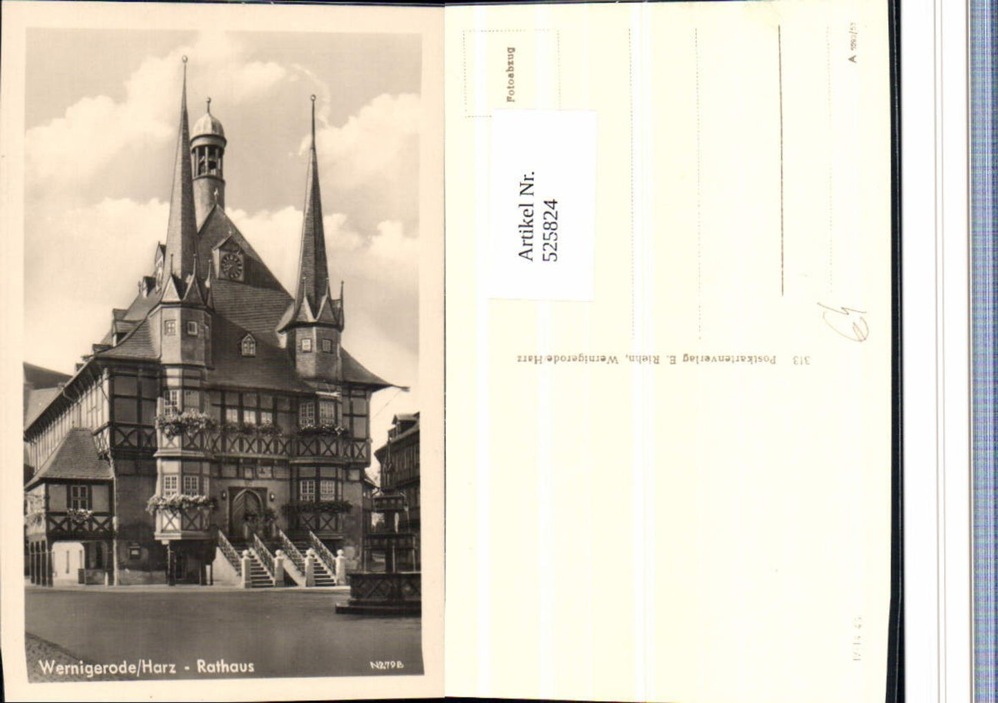 525824, Wernigerode am Harz Town Hall