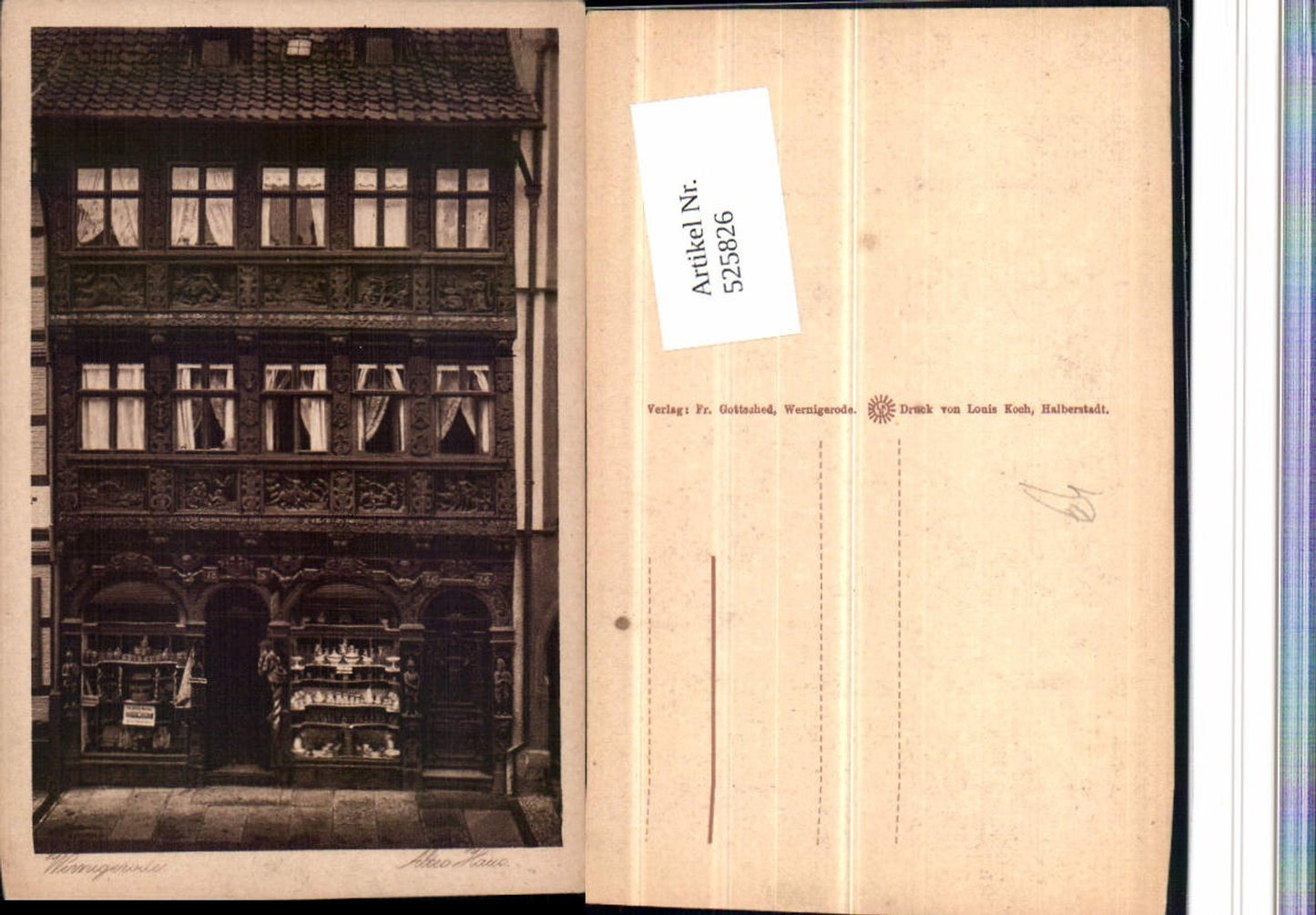 525826, Wernigerode am Harz Old House