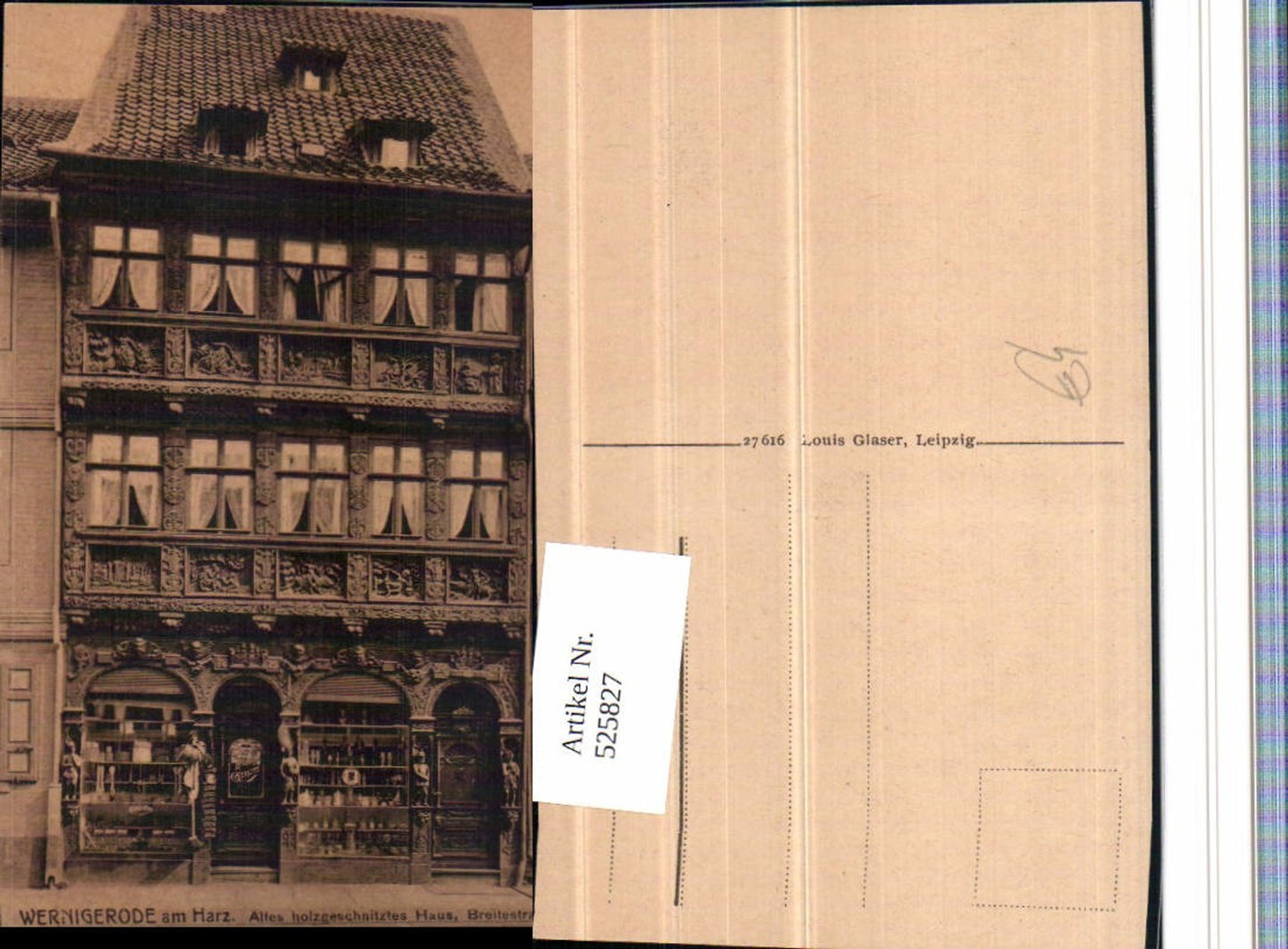 525827, Wernigerode am Harz Old House Facade