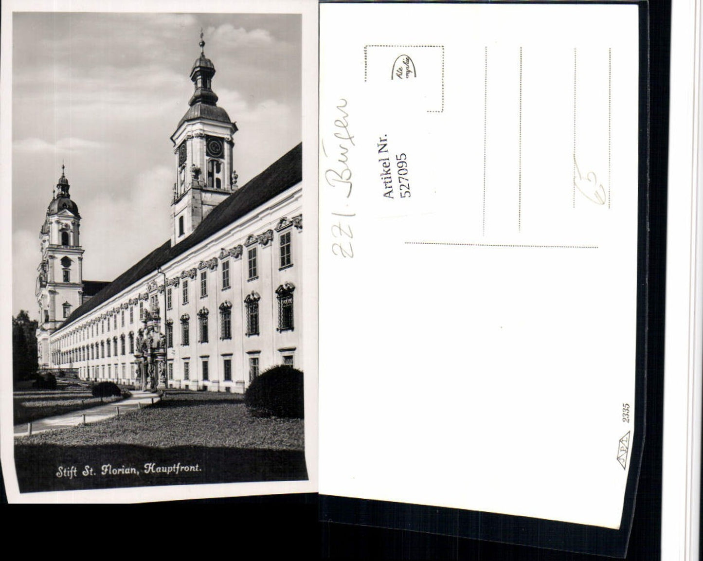 527095, St. Florian Abbey near Linz, main facade