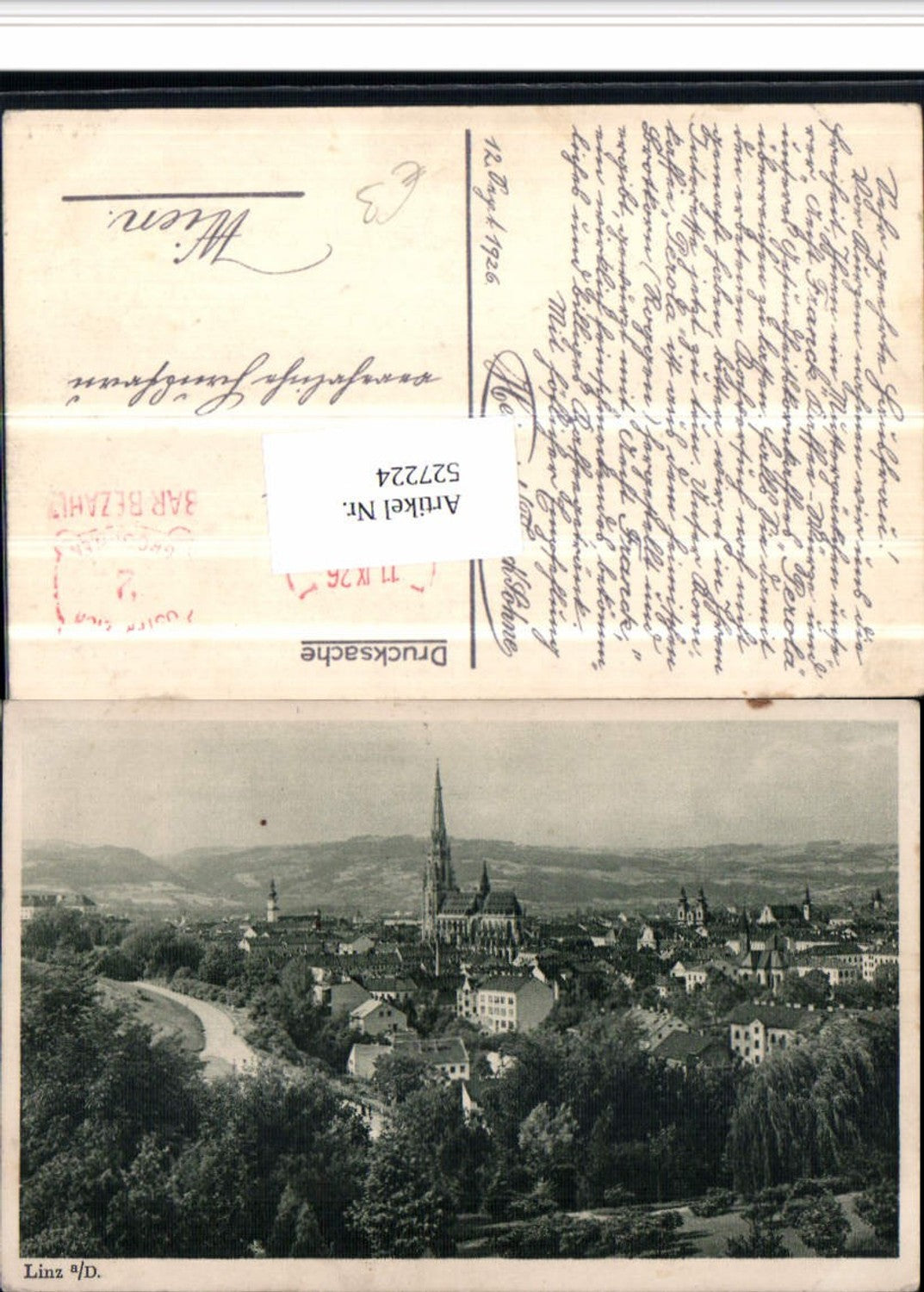 527224, Linz an der Donau, local area on the edge of the cathedral