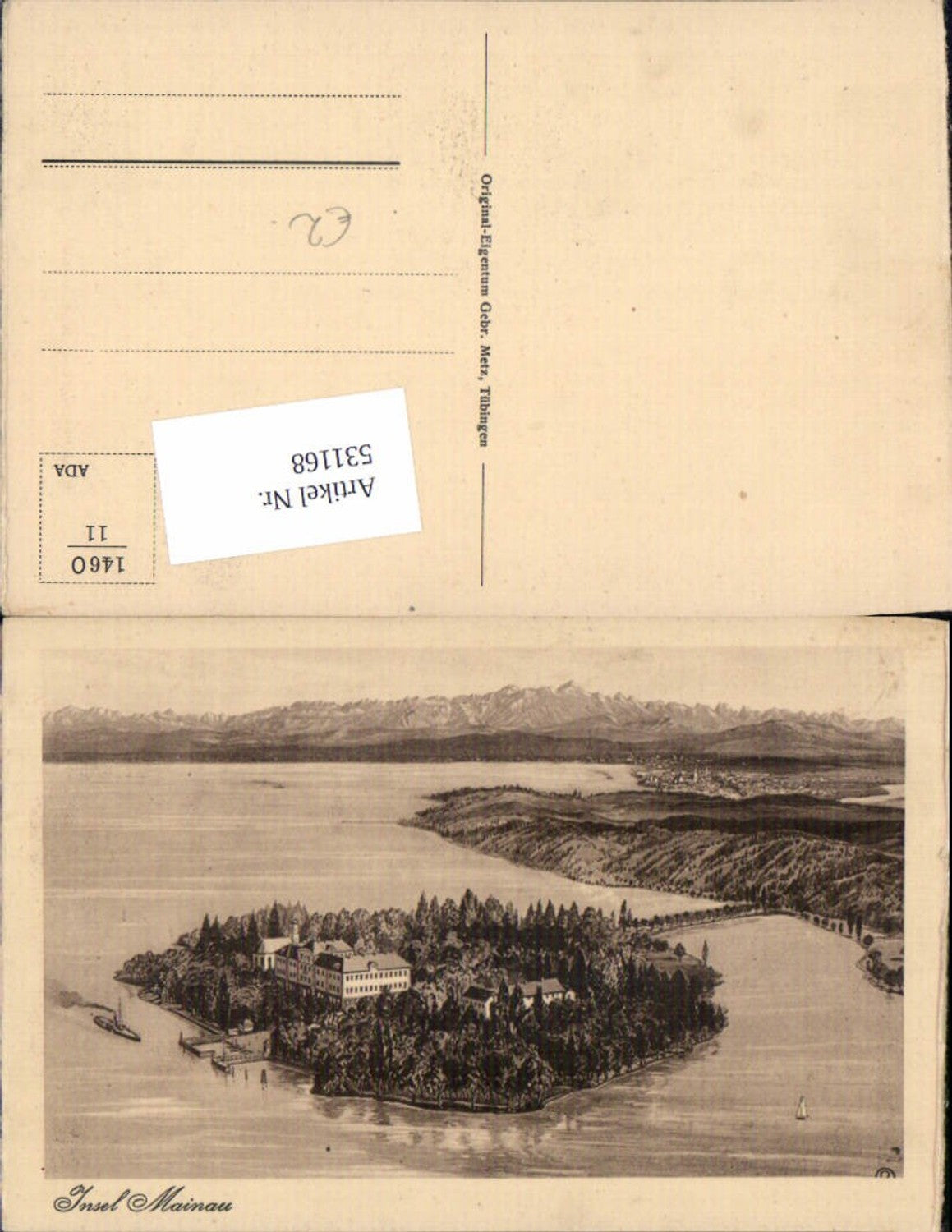 531168, Mainau Island in Lake Constance, Constance, Bird's-eye view