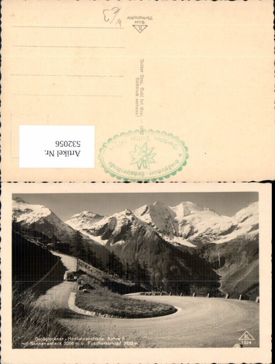 532056, Grossglockner High Alpine Road Heiligenblut Hairpin Bend 6