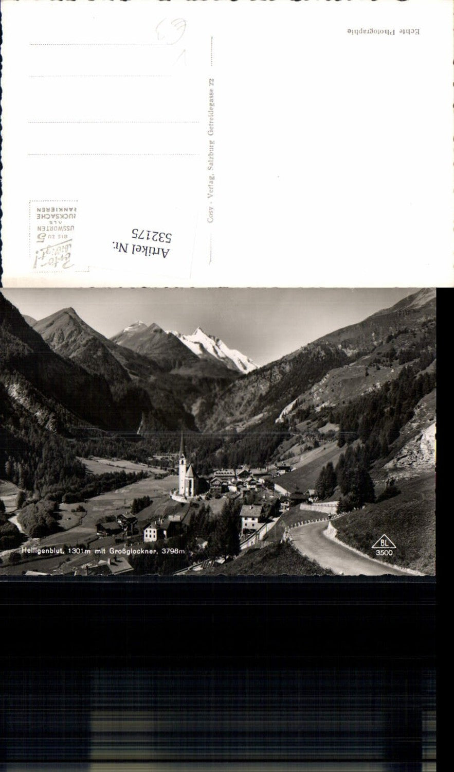 532175, Heiligenblut am Grossglockner pub Lenz 3500