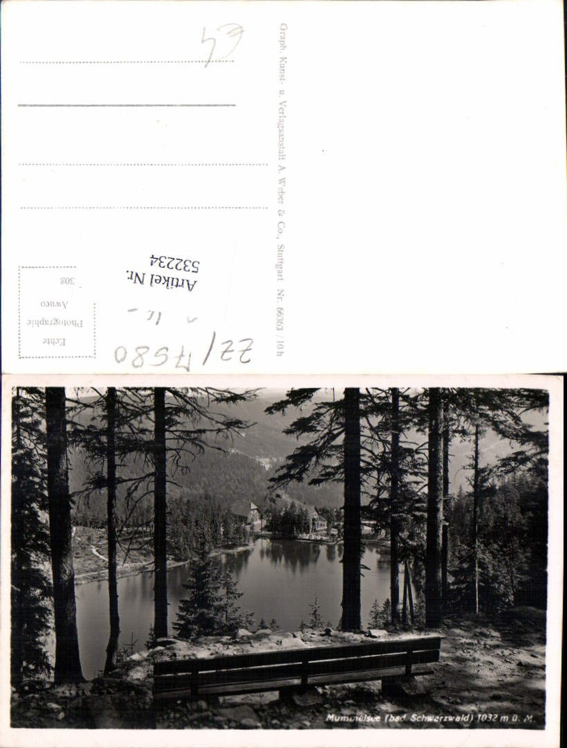 532234, Mummelsee in the Black Forest, Seebach, Achern