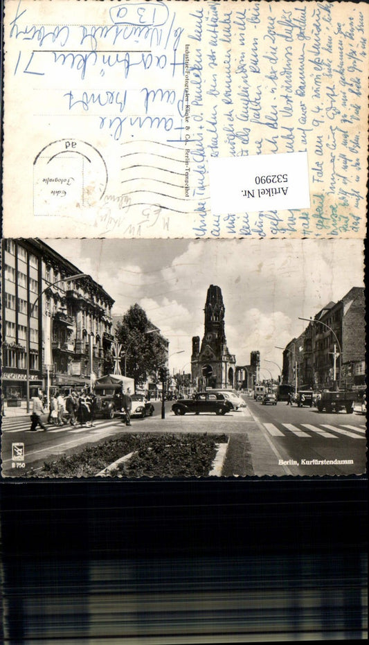 532990, Berlin Charlottenburg Kurfürstendamm VW Beetle Classic Car Mercedes