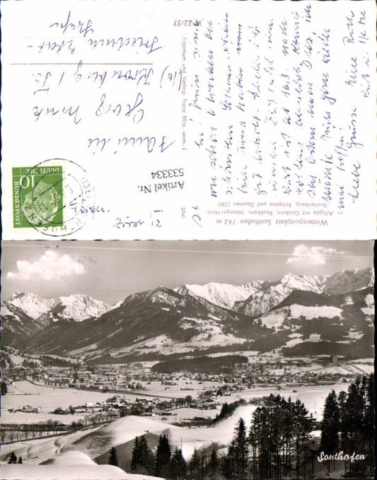 533334, Sonthofen, Winter sports area, Rauhhorn, Imberger Horn, Rotspitze