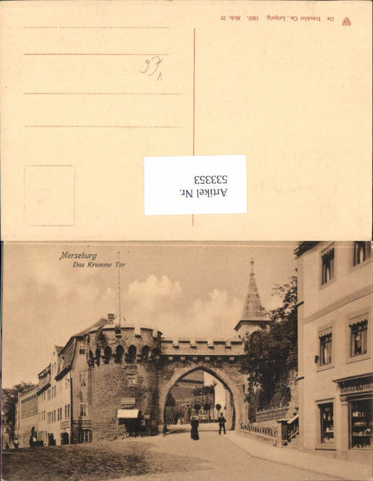 533353, Merseburg, The Crooked Gate, Dr. Trenkler &amp; Co., Leipzig
