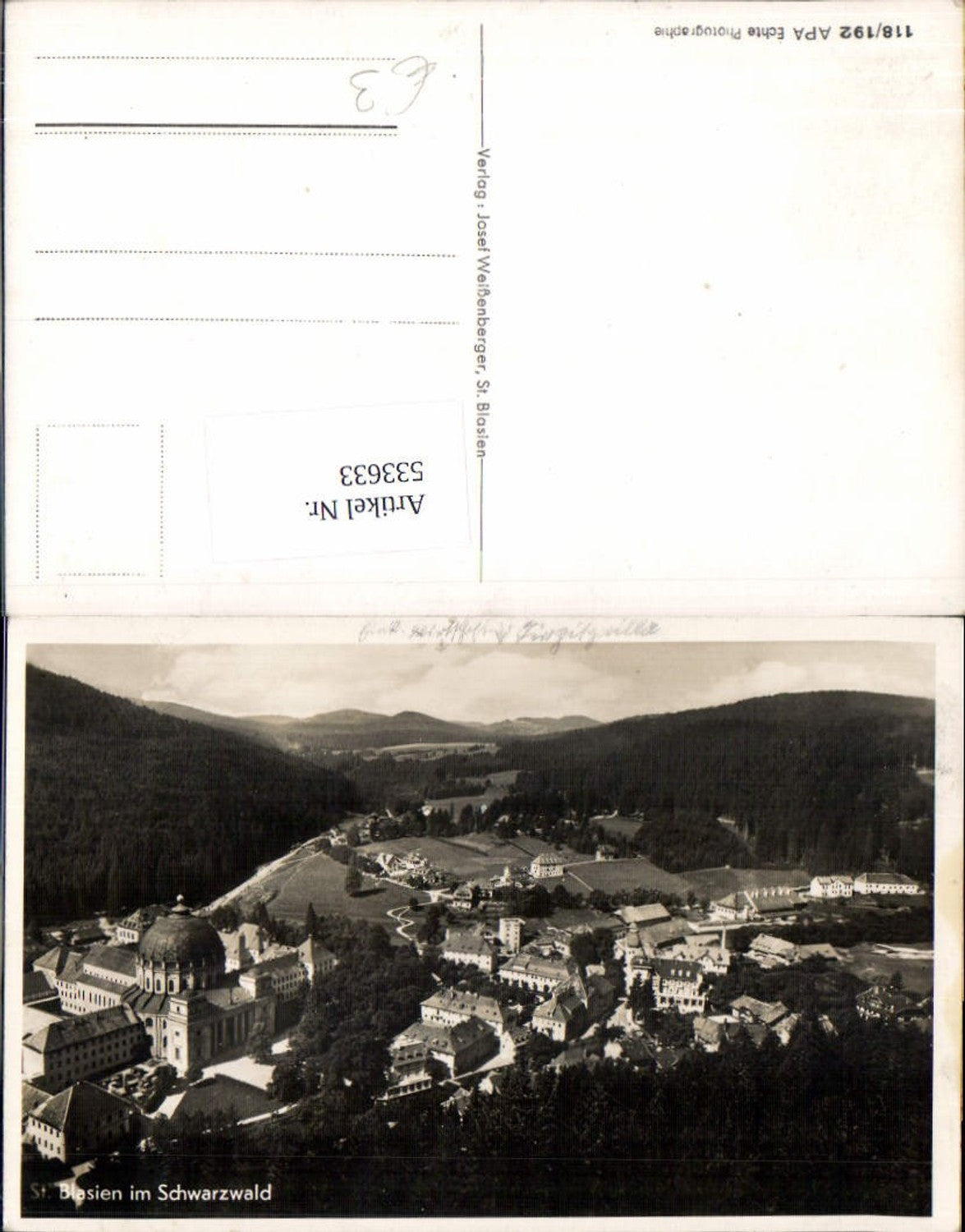 533633, St. Blasien in the Black Forest