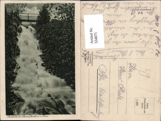 534071, Oberharz am Brocken Bodefälle near Benneckenstein in the Harz Mountains Waterfall