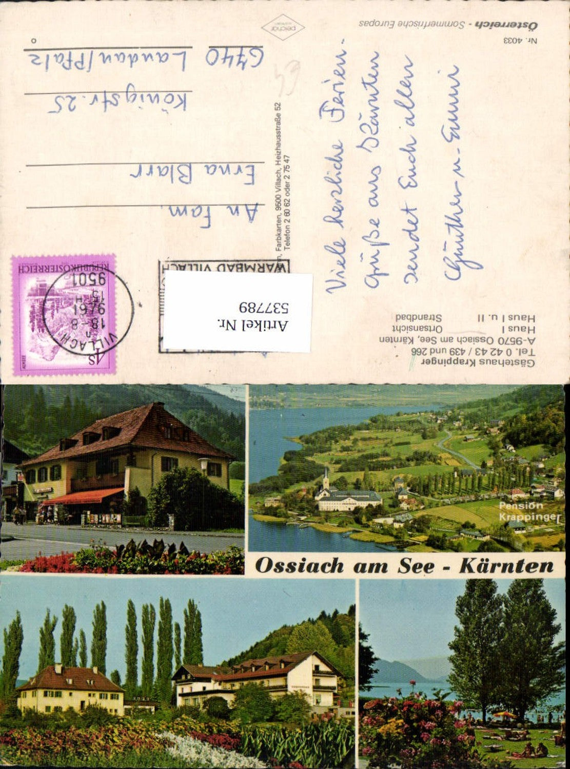 Alte Ansichtskarte – Old Postcard