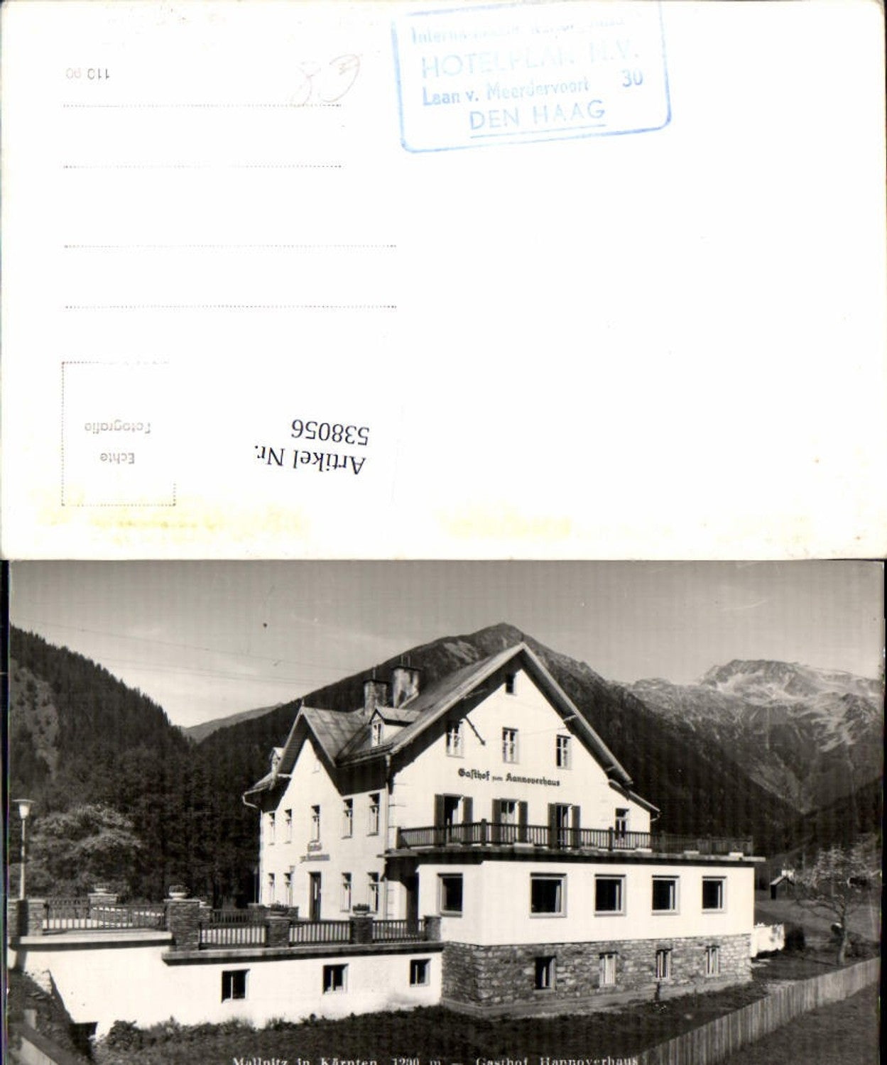 538056, Mallnitz Gasthof Hannoverhaus