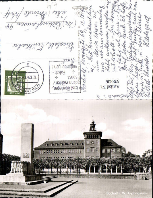 538806,Photo Art Cramer Bocholt i. W. High School