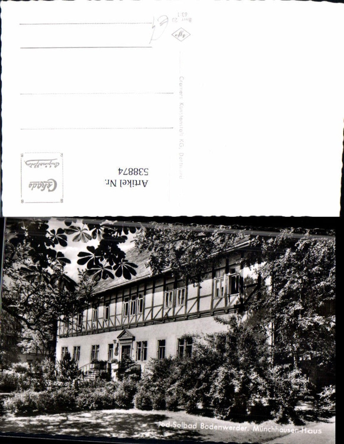 538874,Photo art Cramer Bodenwarder Münchhausen House