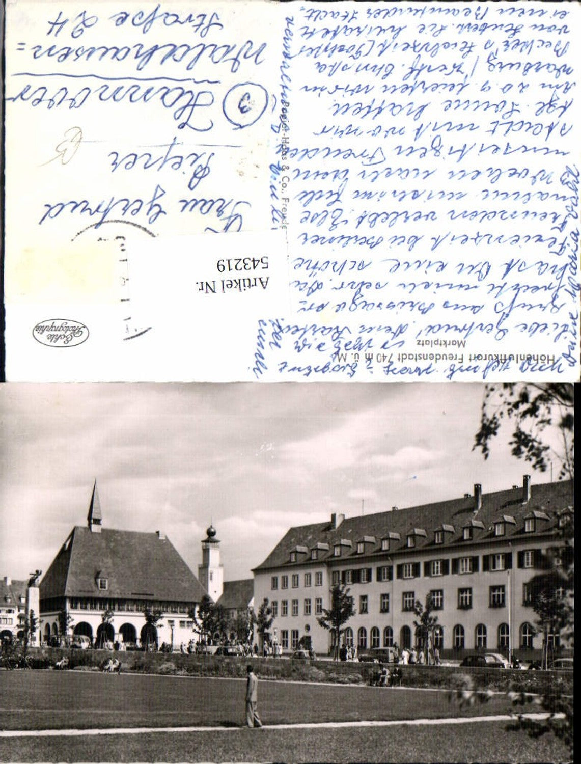 543219, Freudenstadt in the Black Forest, Market Square