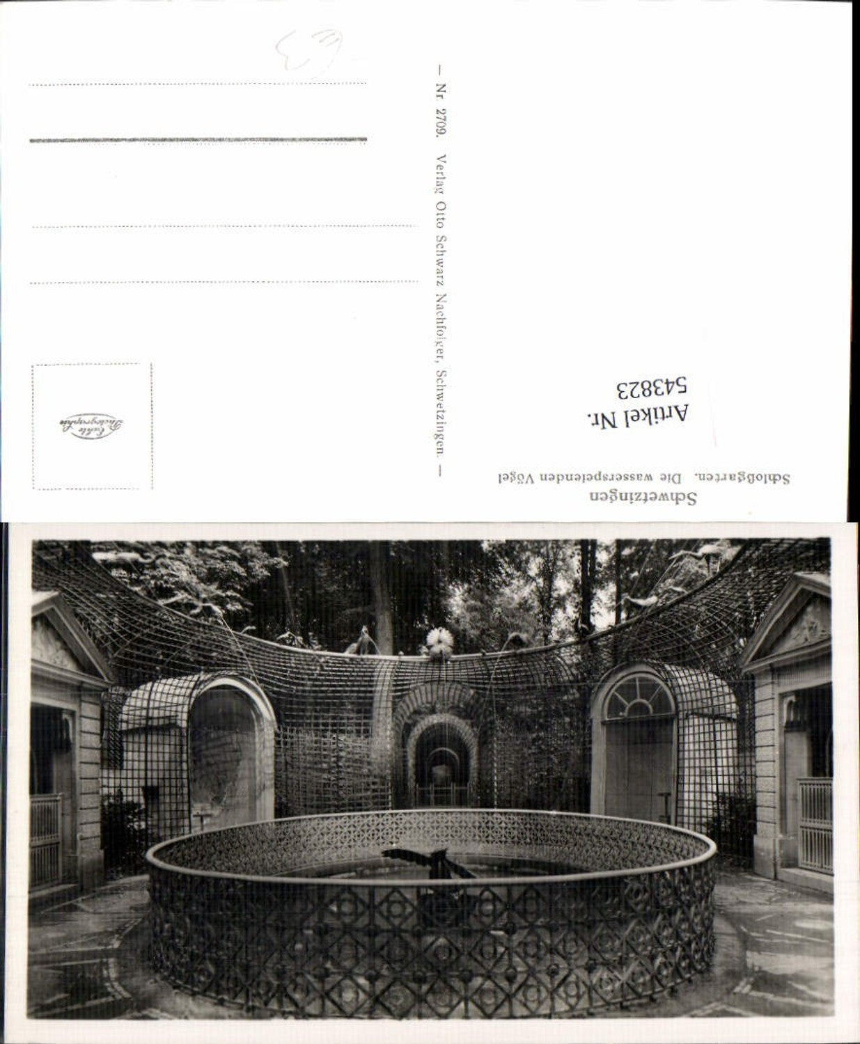 543823, great AK Schwetzingen Palace Garden Source