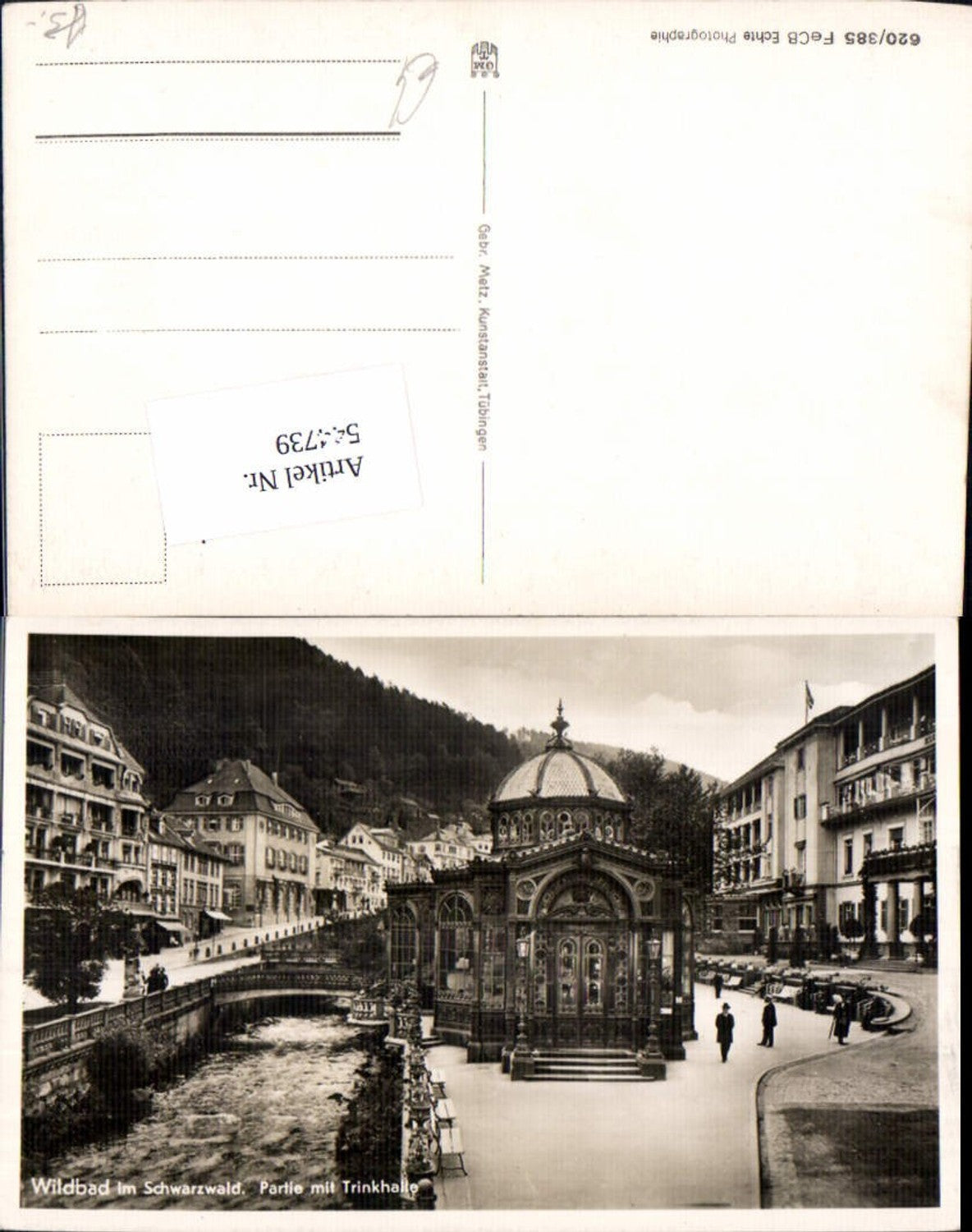 544739,Wildbad Straßenansicht Trinkhalle