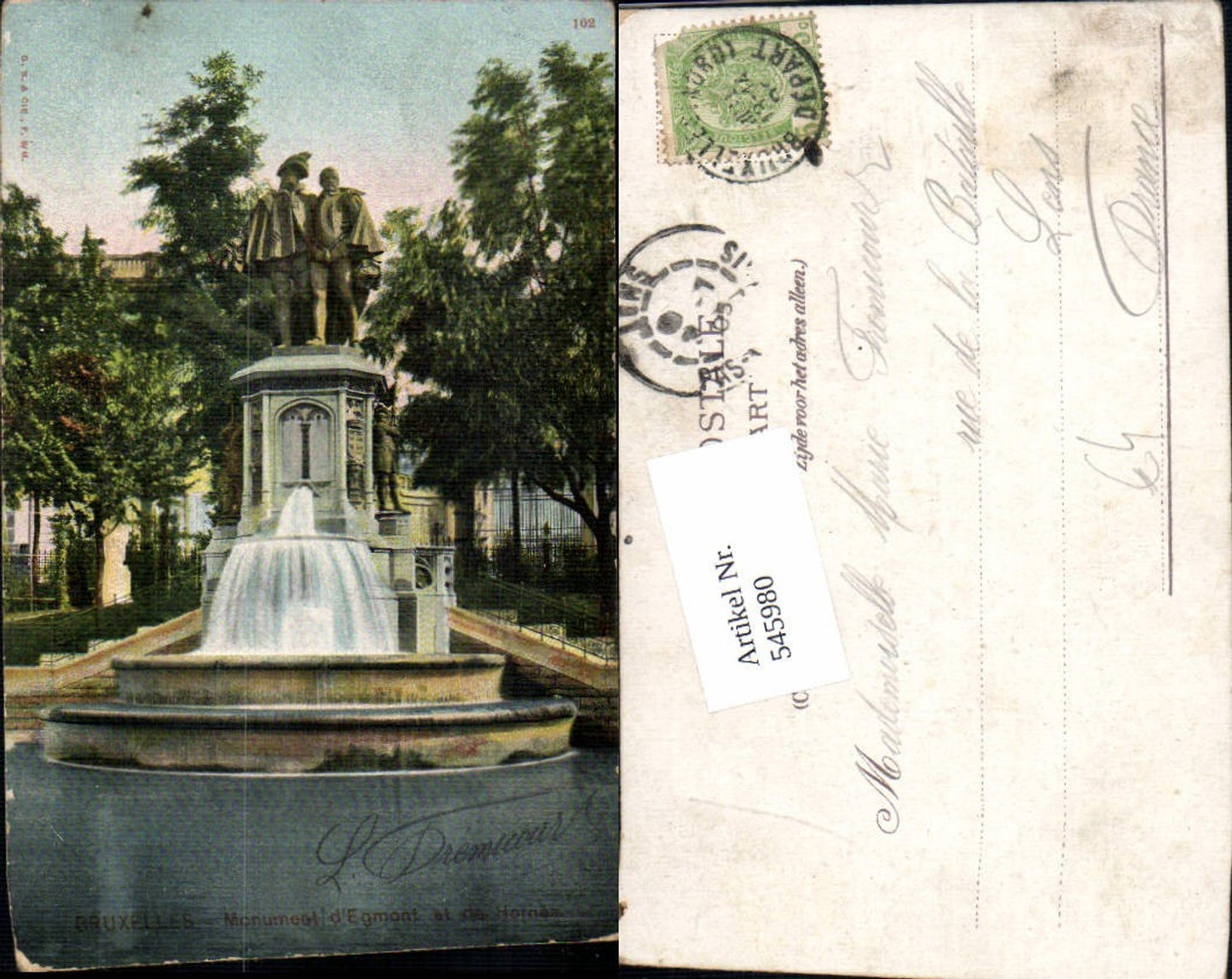 545980,Belgium Brüssel Bruxelles Monument Egmont