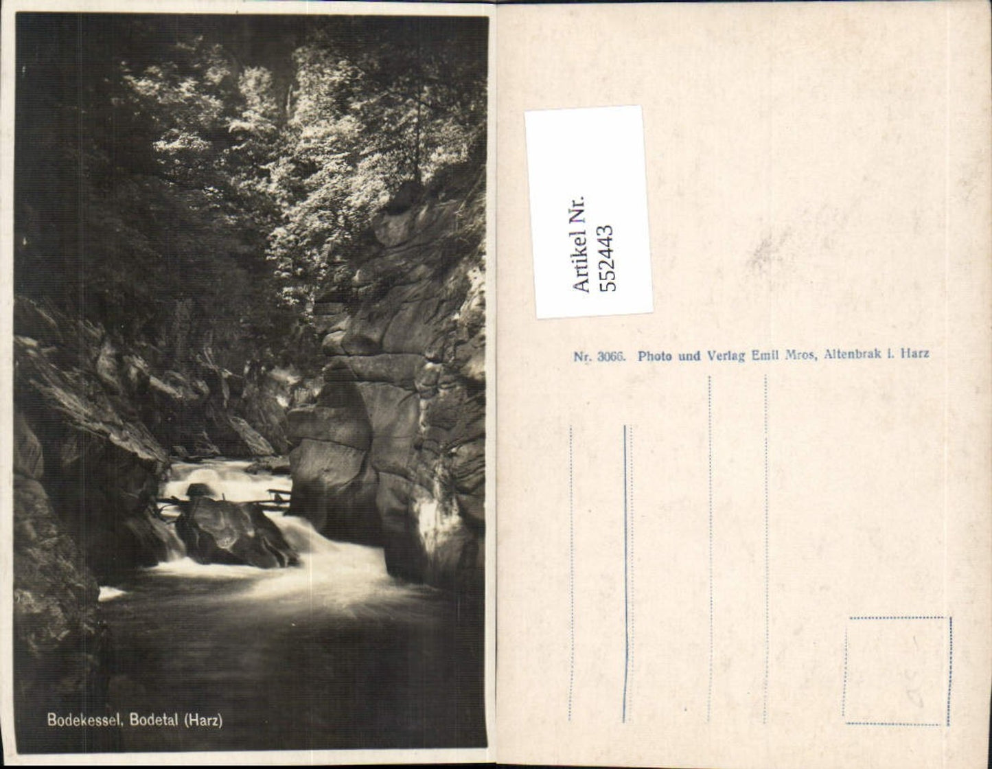 552443, Bodetal in the Harz Mountains near Treseburg Thale