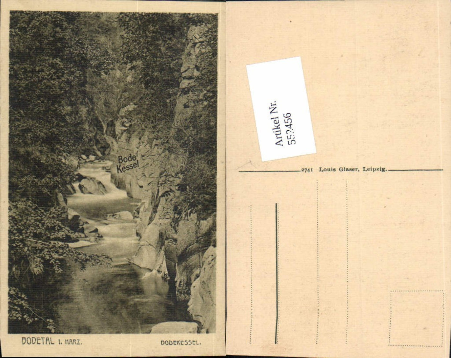552456, Bodetal in the Harz Mountains near Treseburg Thale