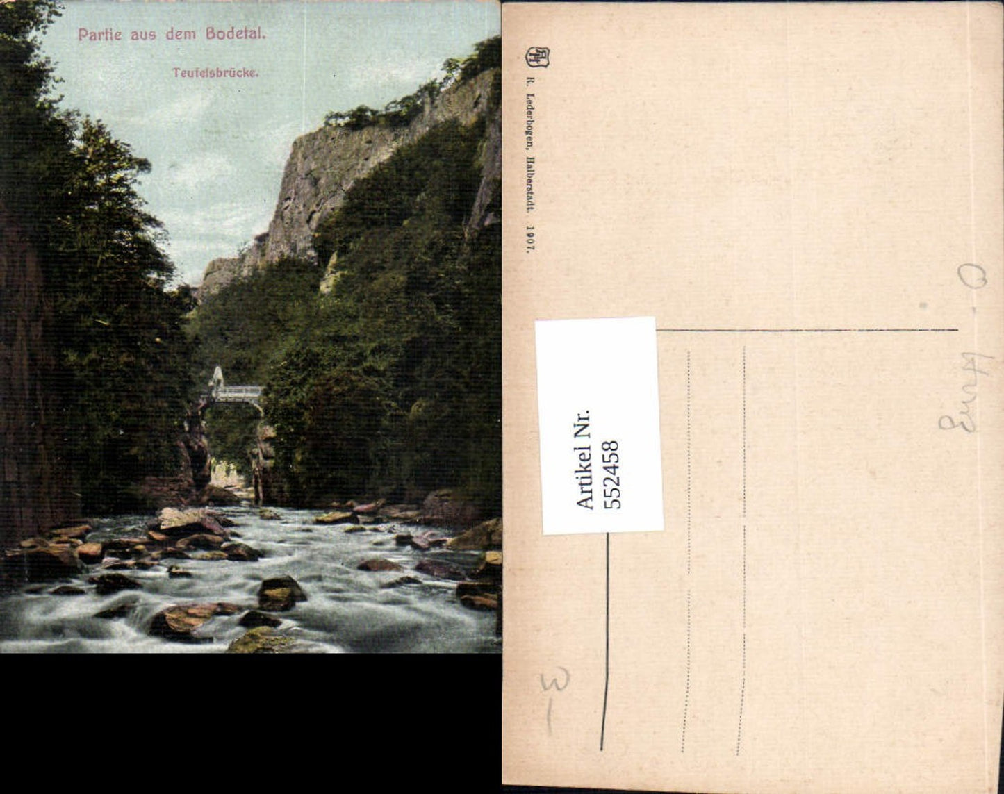 552458, Bodetal in the Harz Mountains near Treseburg Thale
