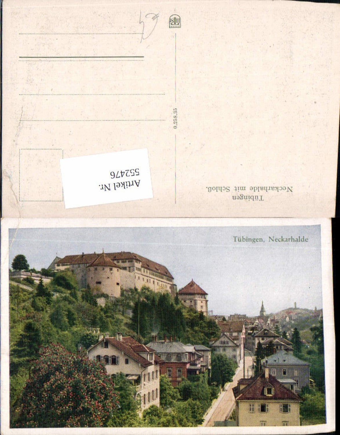 552476, Tübingen am Neckar Neckarhalde
