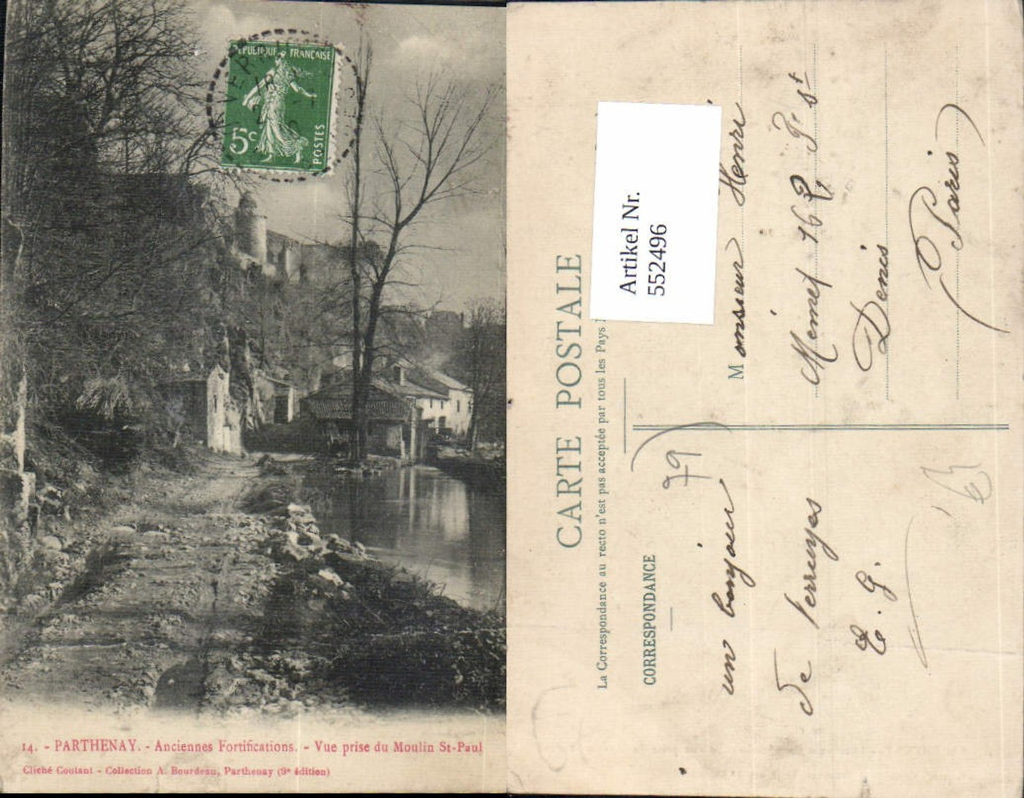 552496,Parthenay Deux Sevres Moulin St. Paul