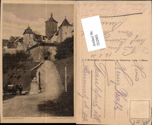 552905, Rothenburg ob der Tauber Kobozellertor