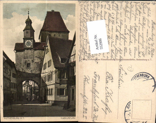 552906, Rothenburg ob der Tauber Markusturm