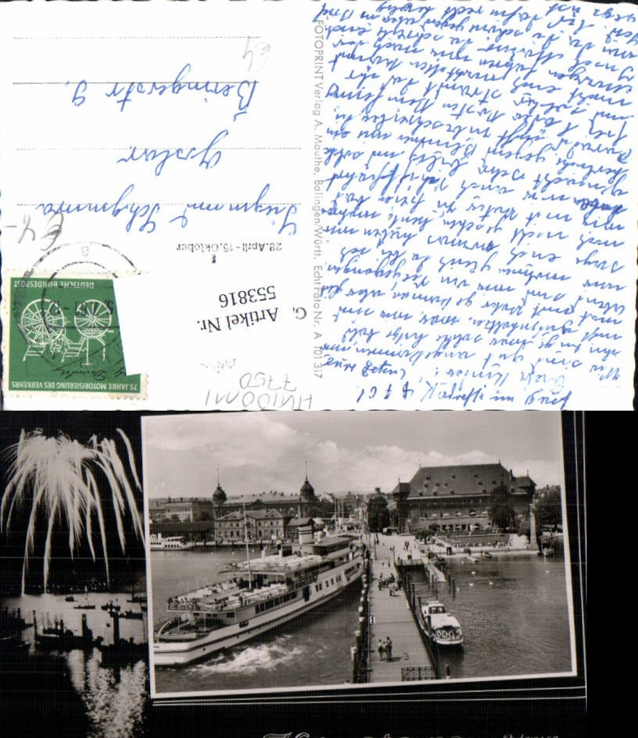 553816, Konstanz on Lake Constance, Fireworks Harbor