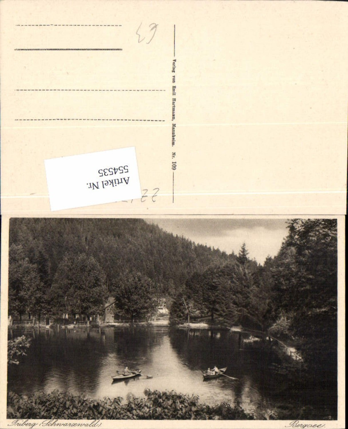 554535, Triberg in the Black Forest, mountain lake