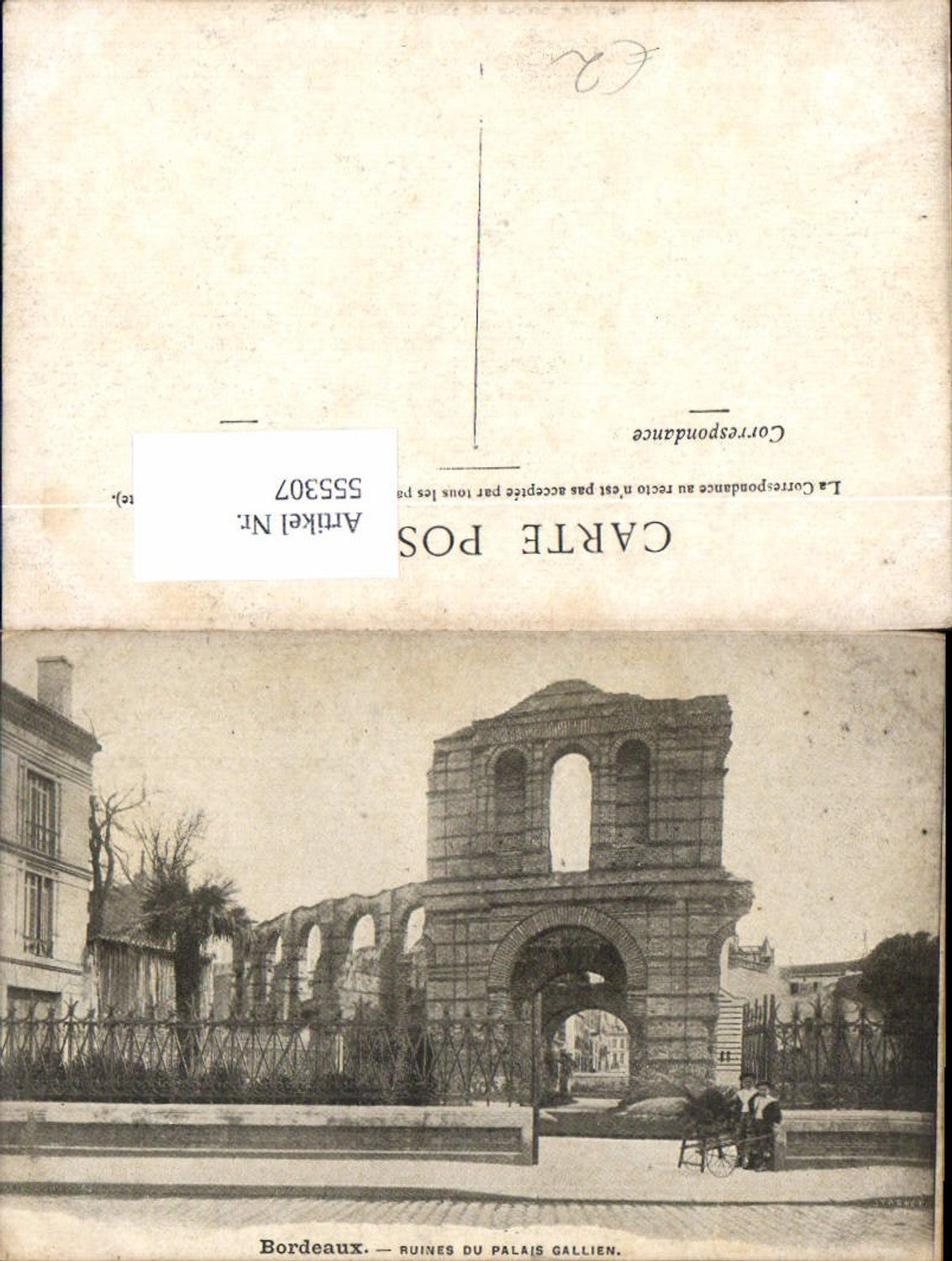 555307,Gironde Bordeaux Ruines du Palais Gallien