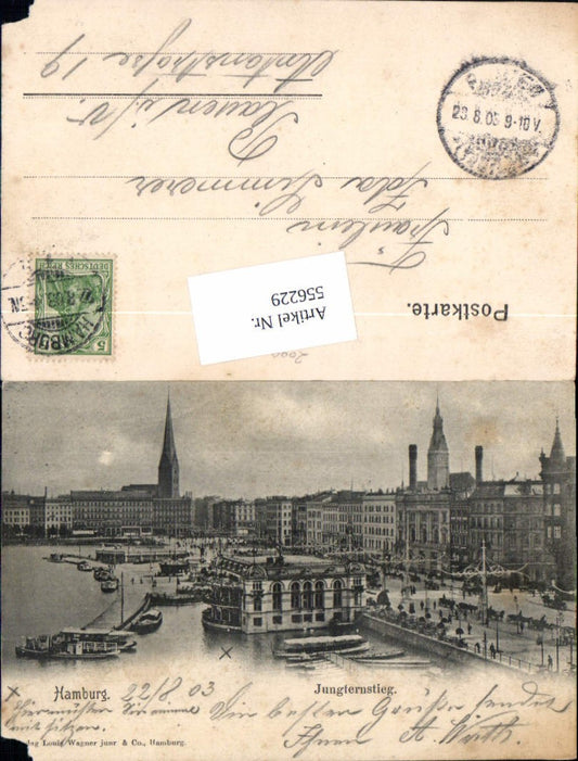 556229, Hamburg Jungfernstieg 1905