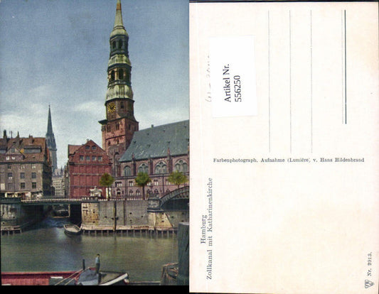 556250, Hamburg Zollkanal Katharinenkirche Church