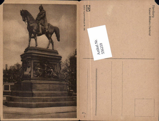 556259, Hamburg Kaiser Wilhelm Monument